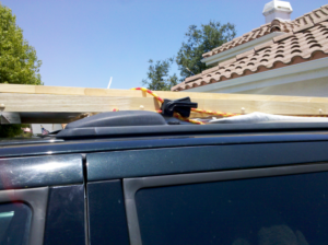 The Fastest way I have ever tied and then untied something to my roof rack!